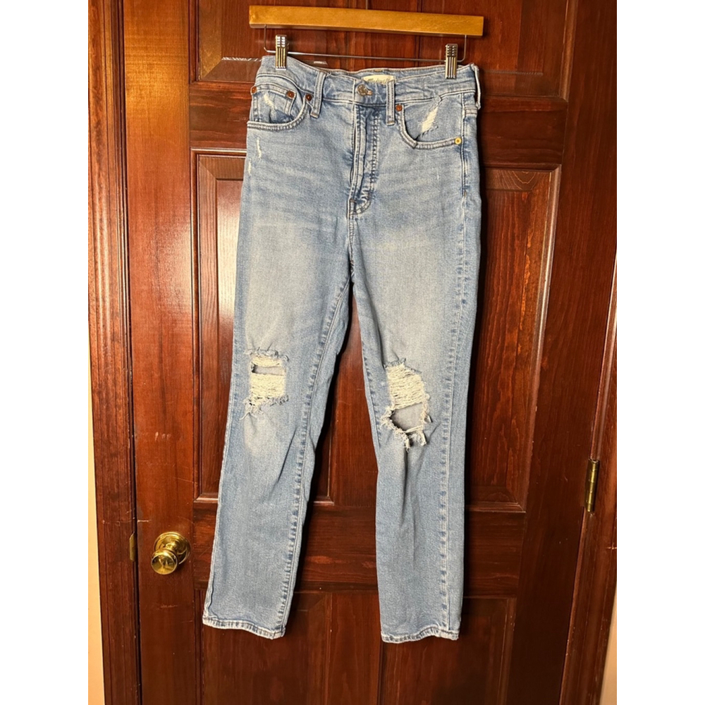 Madewell Size 26 The Perfect Vintage Jean Distressed